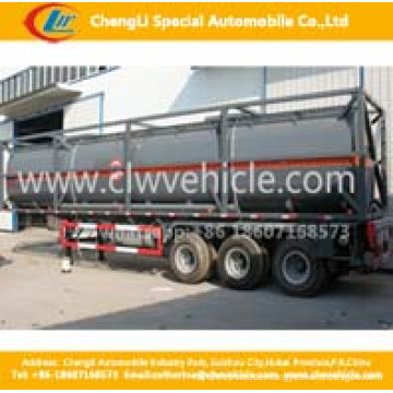 Asme 20feet ISO Chemical Container Trailer Basis Öl Tank Container Anhänger